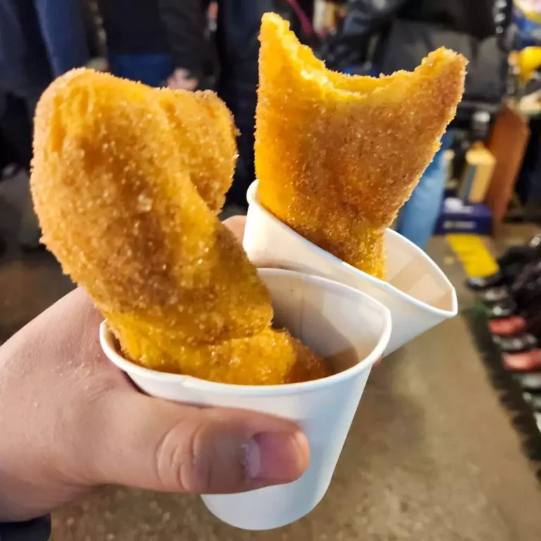 Gwangjang market glutinous rice twist, soeul