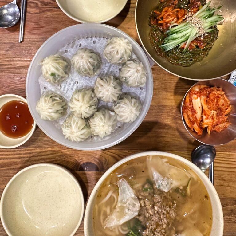 Myeongdong Gyoja foods