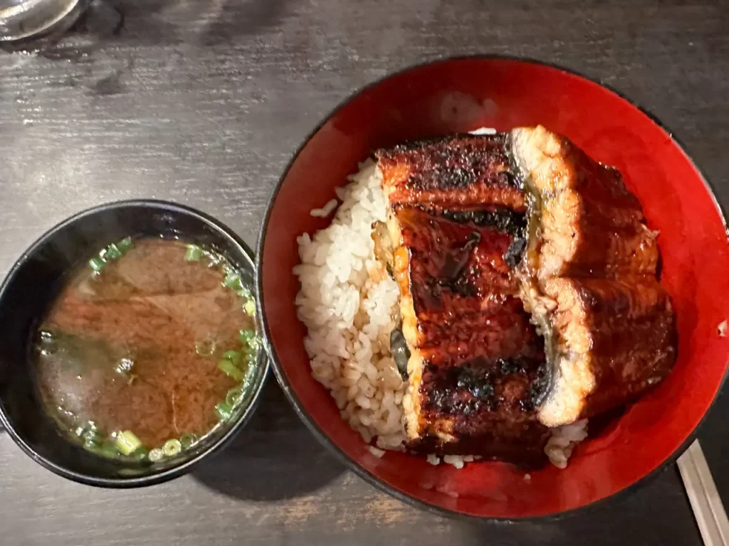 Nadai Unatoto Ueno eel rice bowl