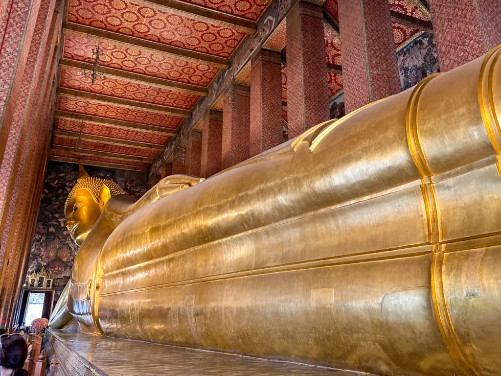 Wat Pho Temple Golden Reclining Buddha