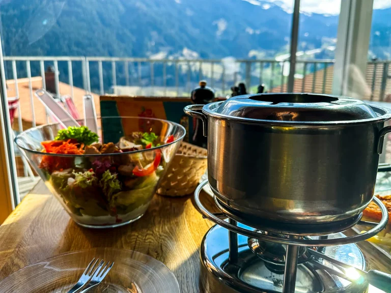 Bebbis Restaurant Grindelwald: Enjoy Swiss Fondue with Stunning Eiger North Face Views