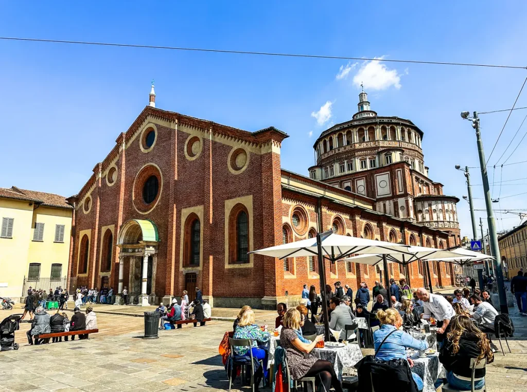Santa Maria delle Grazie in milan italy