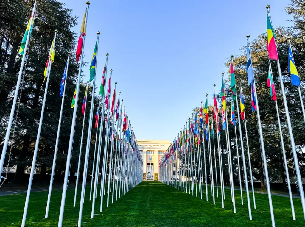 United Nations European Headquarters at Geneva Switzerland