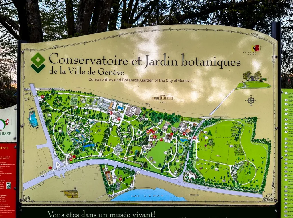 Geneva Botanical Garden(Conservatoire et Jardin botaniques de Genève) Map
