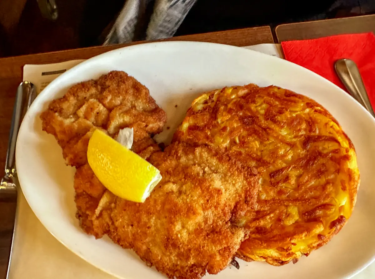 Schnitzel with Rosti
