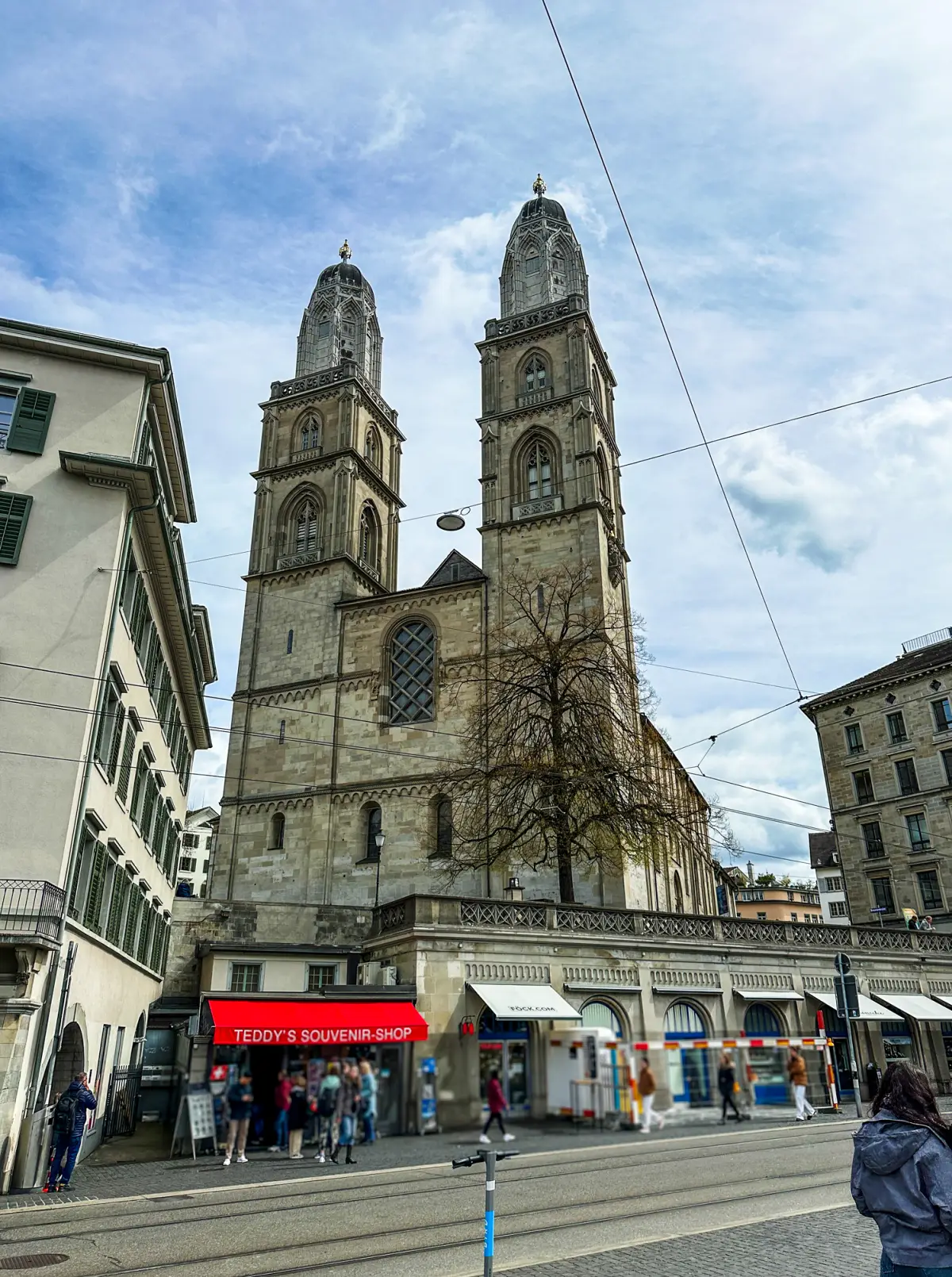 Zurich Old Town Grossmünster Cathedral